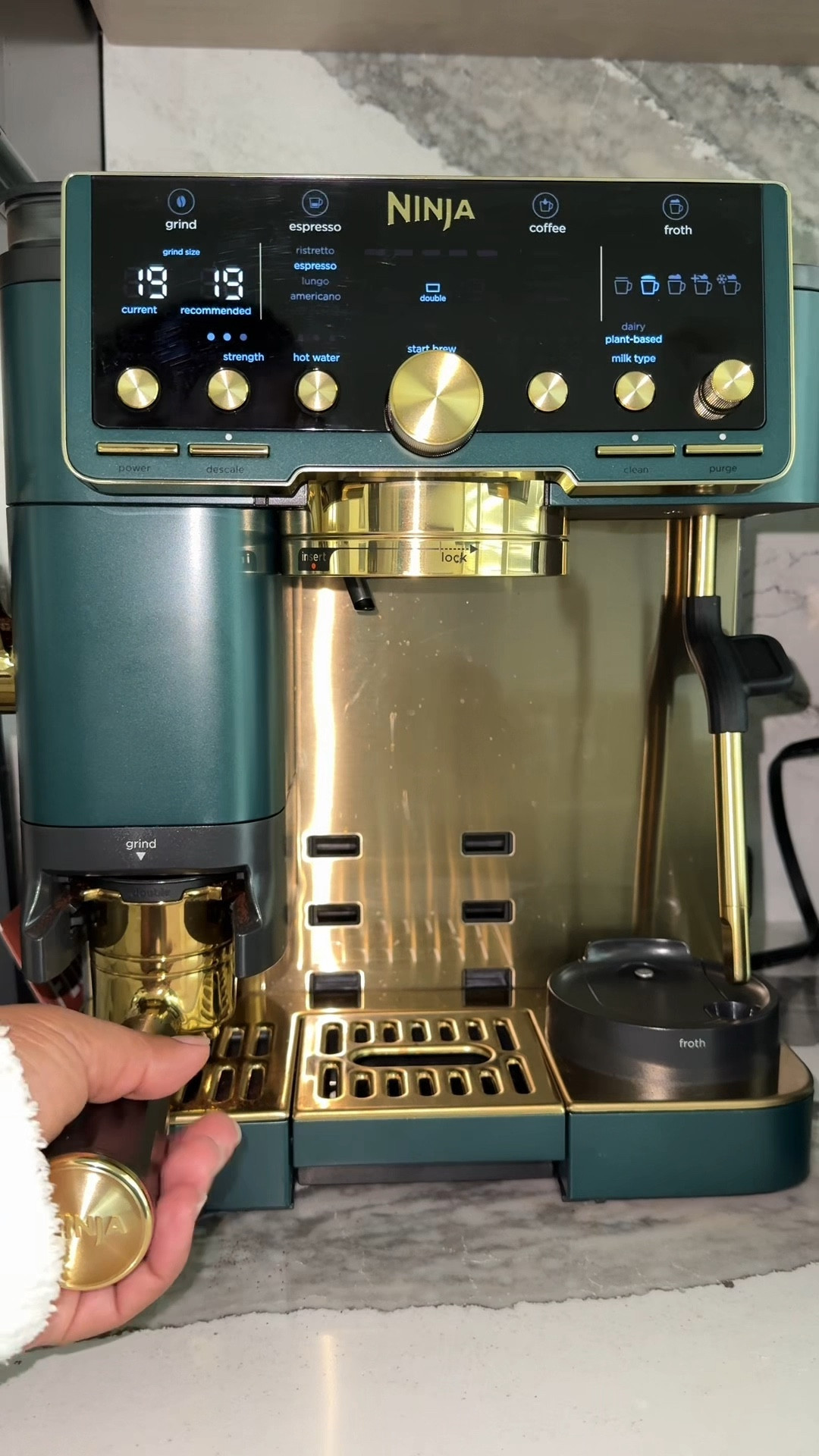 Obsessed is an understatement. 💚✨

I still can’t get over my limited-edition green & gold Ninja Luxe Café Pro—she’s giving luxury countertop energy every single morning. But Ninja just dropped the Luxe Café Premiere in blush pink and I already know it’s about to sell out FAST. 🎀☕

If you missed the emerald version, don’t wait on this one. The color alone is reason enough… but the espresso, cold brew, and specialty drinks at home? That’s the real flex.

Linking mine + the new pink drop for anyone upgrading their coffee routine this season. 💫

#ltkhome #coffeestationstyle #ninjacafe #homecoffeebar #kitchenluxury #ltkfinds

#LTKHome #LTKmorningroutine