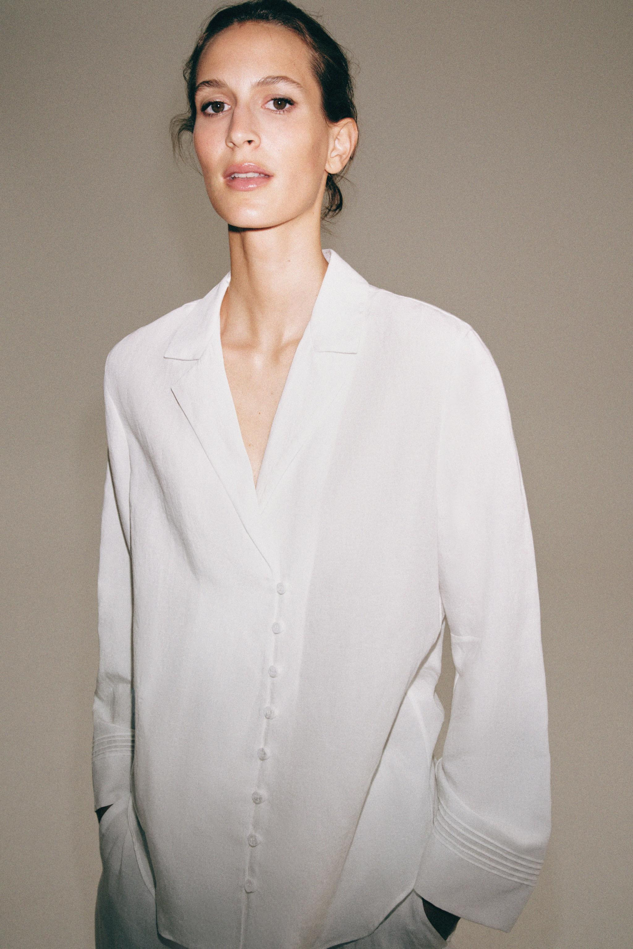 ZW COLLECTION BUTTON-UP SHIRT | Zara US