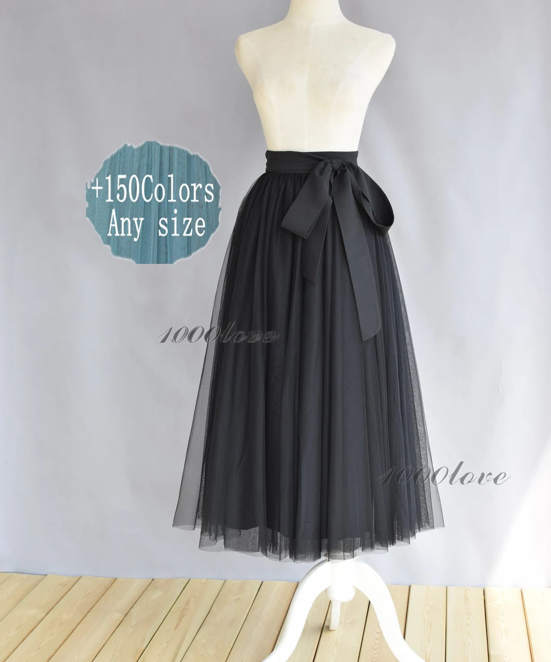 Black Adult Women Tulle Skirt Dress, 3 Layer Adult Tulle Skirt Women's Tutu,custom Any Size - Ets... | Etsy (US)