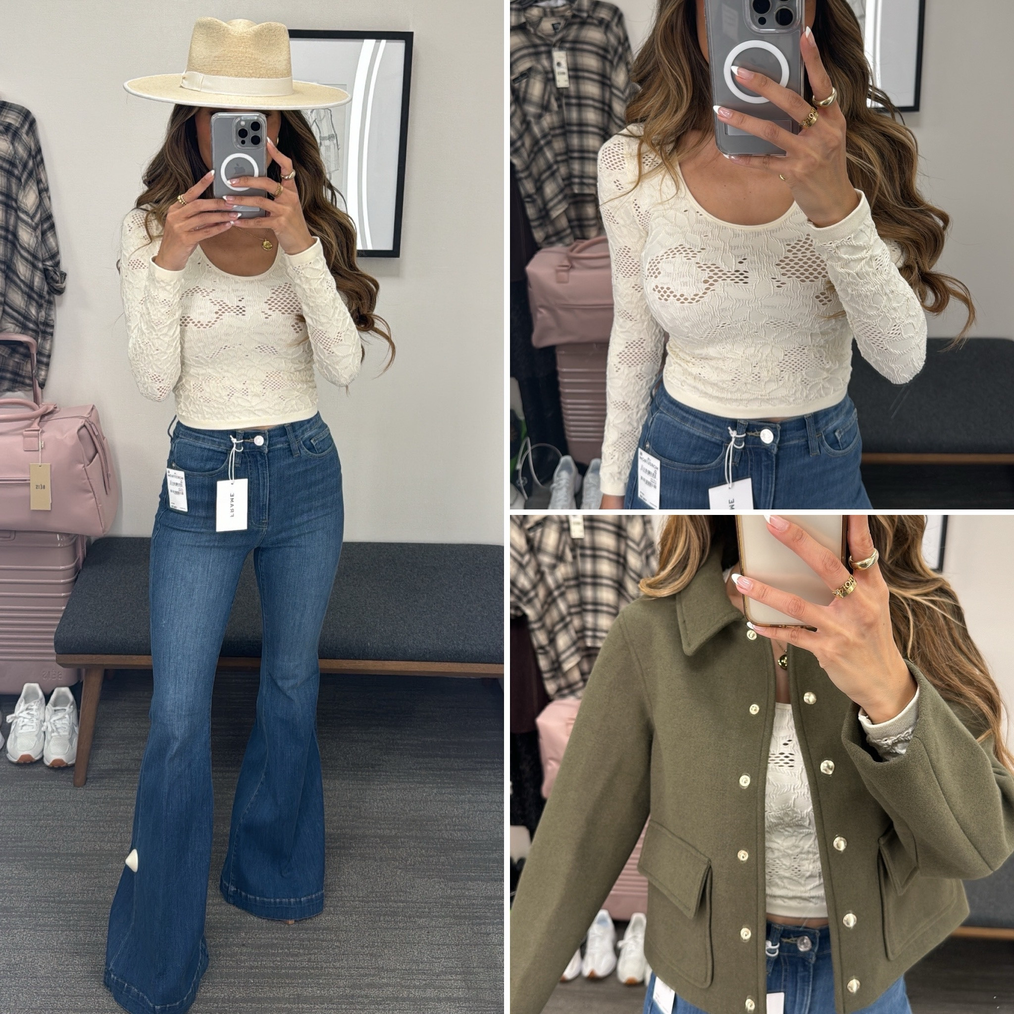 This jacket is under $100!! Wearing size xs in jacket, xs/s in mesh top, and 24 in jeans!

#LTKSummerSales #LTKStyleTip #LTKxNSale