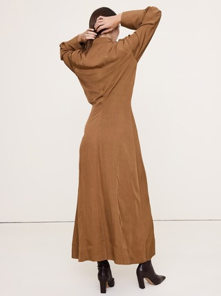 Drapey Twill Shirt Dress | Banana Republic (US)