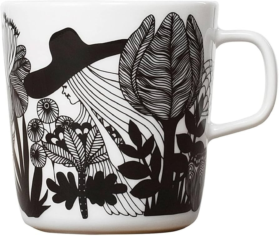 MARIMEKKO - Oiva Siirtolapuutarha Coffee Mug (14.08oz, Garden Print) | Amazon (US)