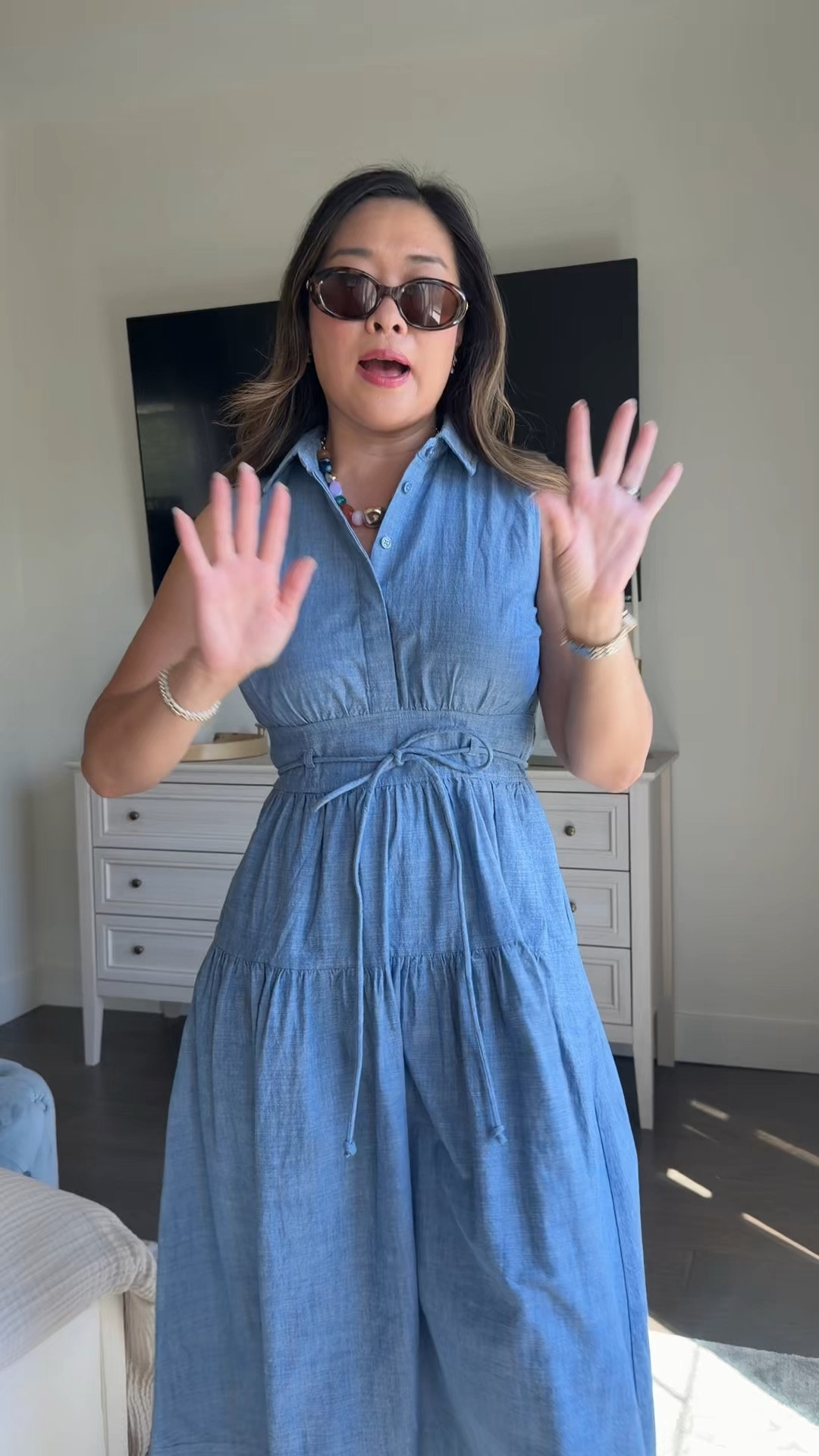 Walmart maxi shirt dress // vacation look // casual outfit 

Wearing a small

#LTKootd #LTKSeasonal #LTKOver40