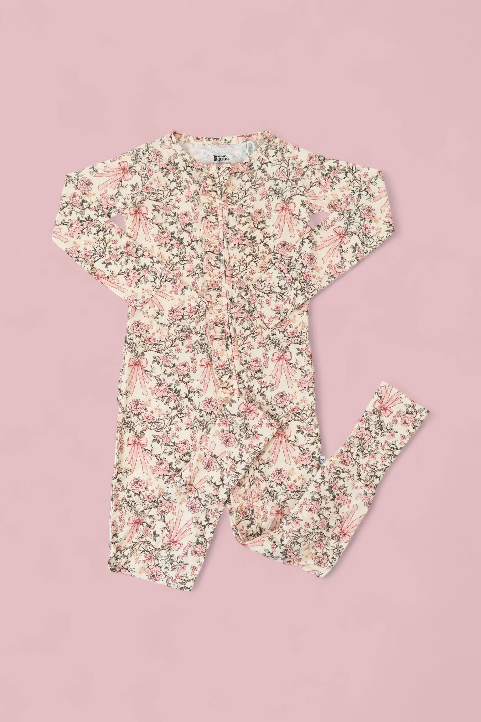 PRE-ORDER VICTORIAN BLOOM DREAM RUFFLE ROMPER Preemie | Dream Big Little Co.
