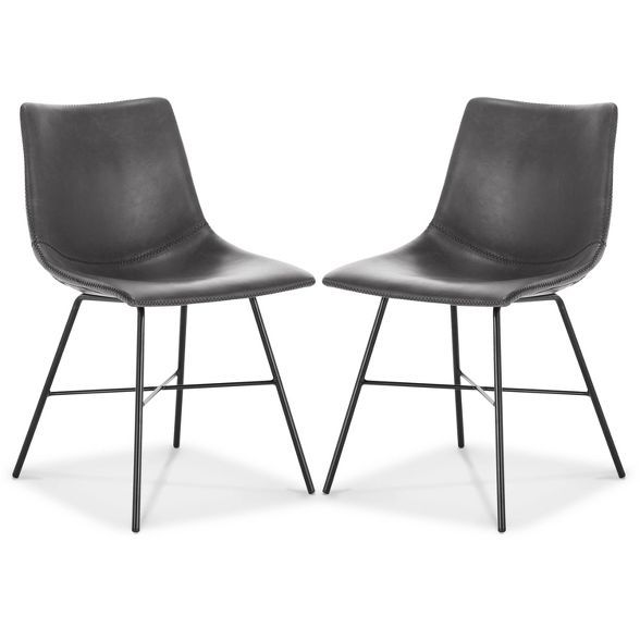 Set of 2 Phillip Dining Chair - Poly & Bark | Target