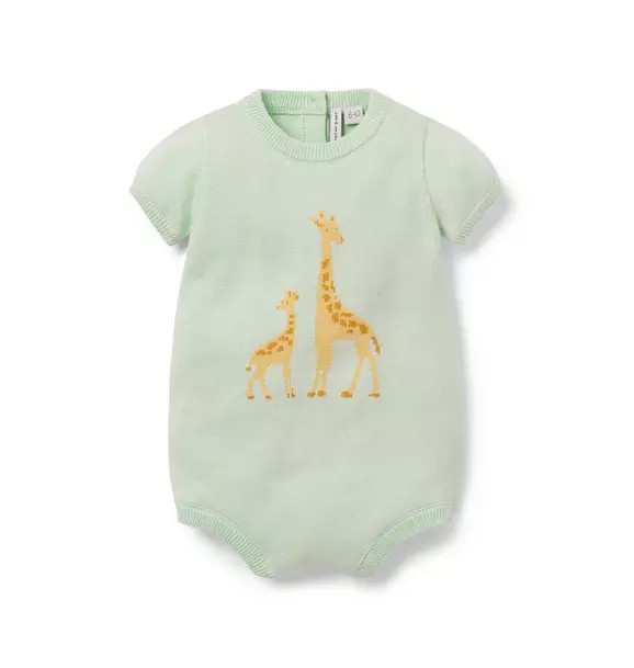 Baby Giraffe Knit Romper | Janie and Jack