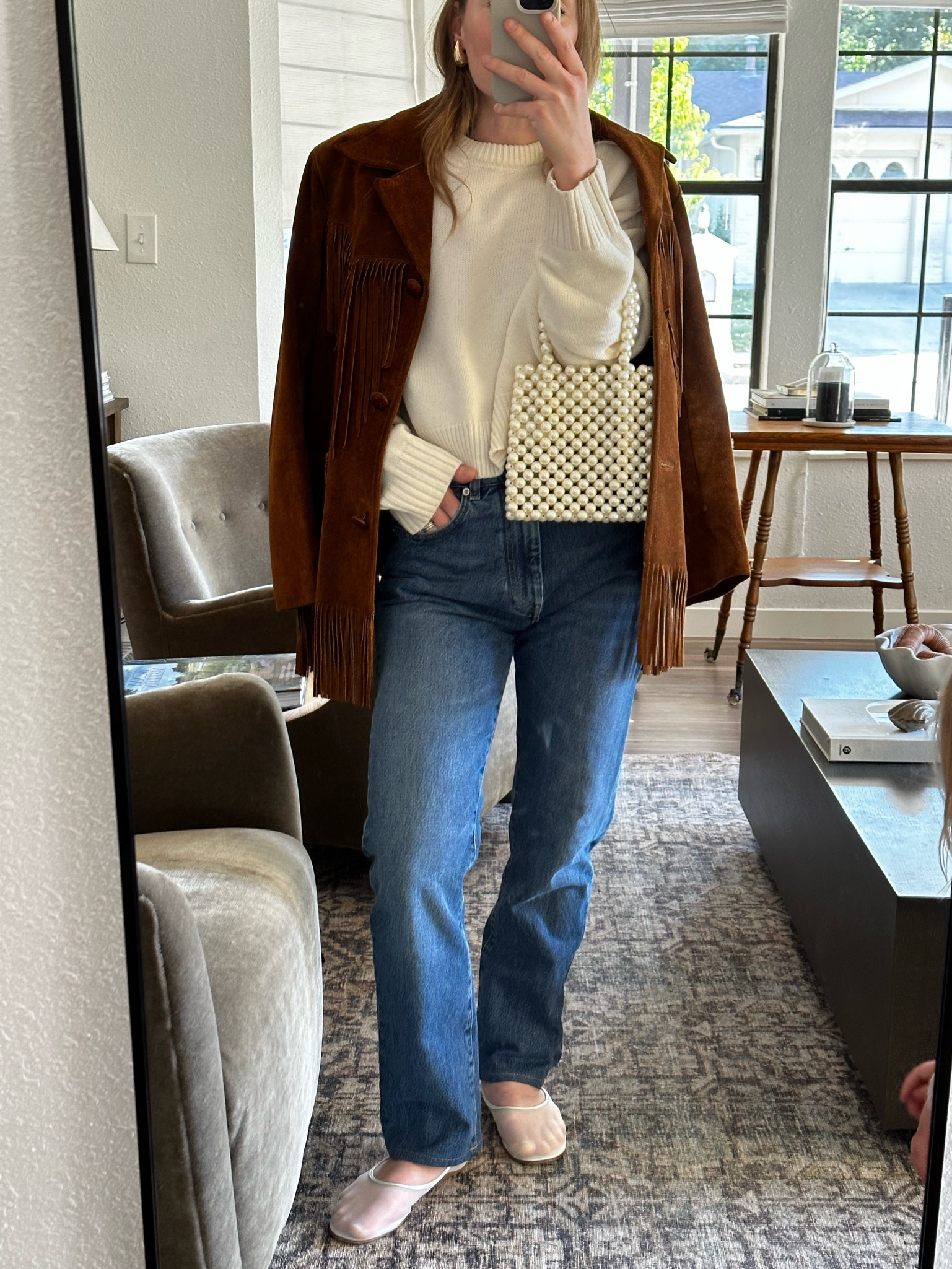 Suede jacket is vintage but I found a few gems on poshmark!

Everything else I purchased on sale last season / this spring.

#LTKstyletip #LTKSeasonal
