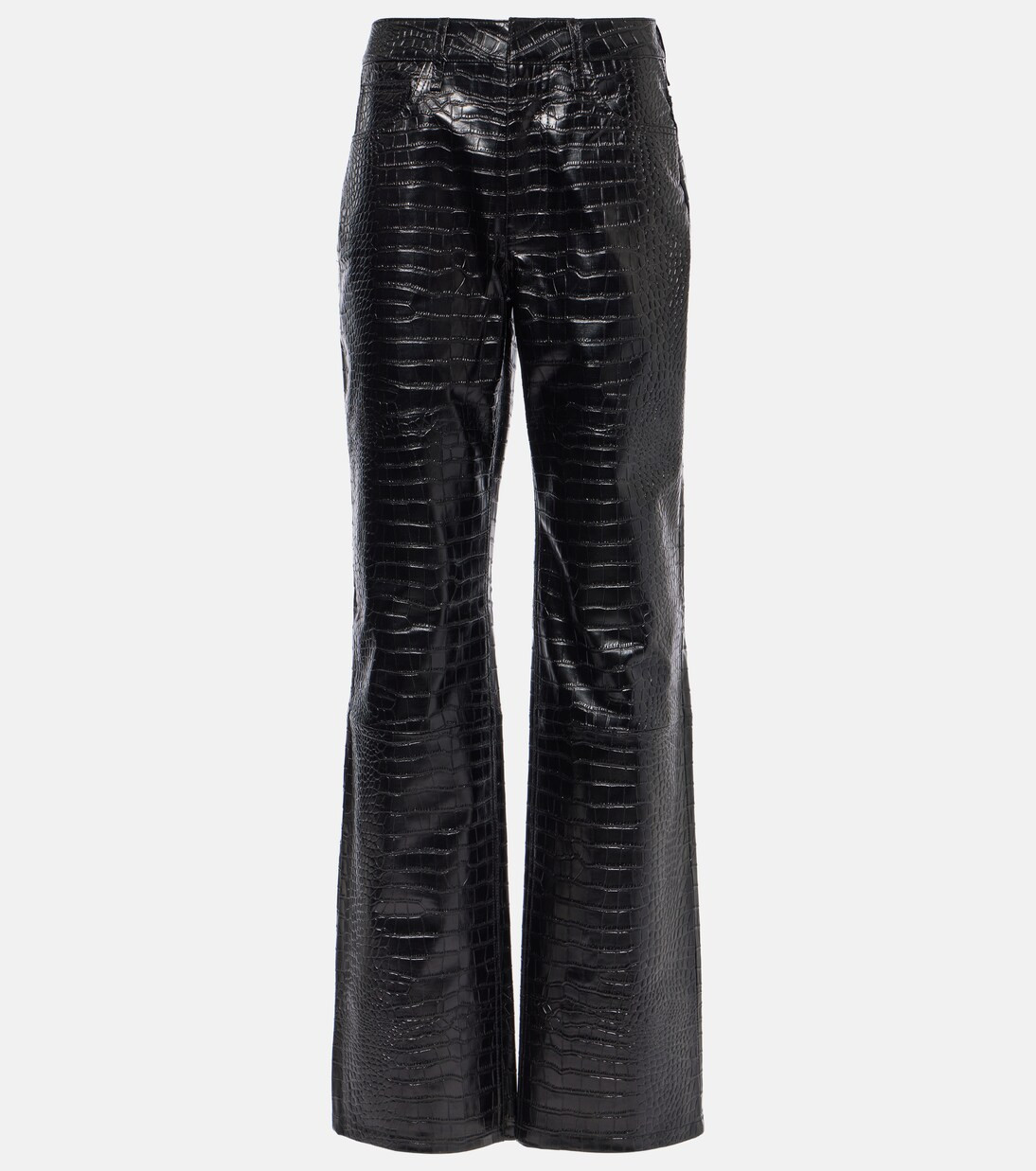 Bonnie croc-effect faux leather pants | Mytheresa (US/CA)