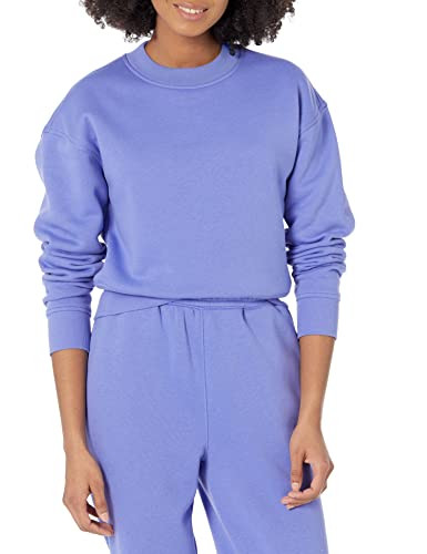 Amazon Essentials Women's Cropped Drop Shoulder Sweatshirt (Available in Plus Size) | Amazon (US)