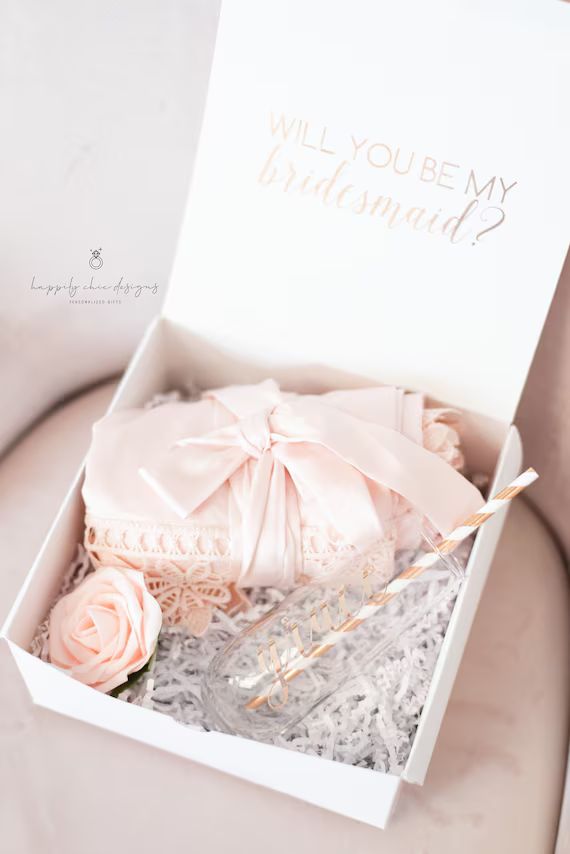 Bridesmaid Proposal Gift Box Personalized Bridesmaid - Etsy | Etsy (US)