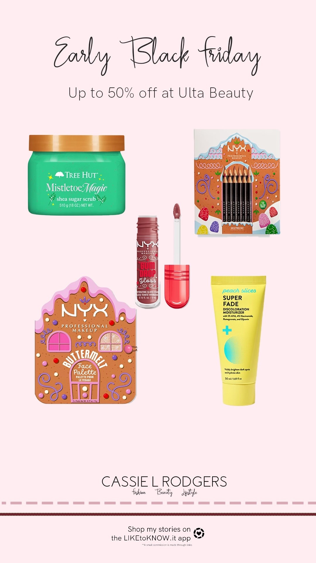 Ulta beauty Black Friday deals up to 50% off now! 

#LTKHoliday #LTKGiftGuide #LTKCyberWeek