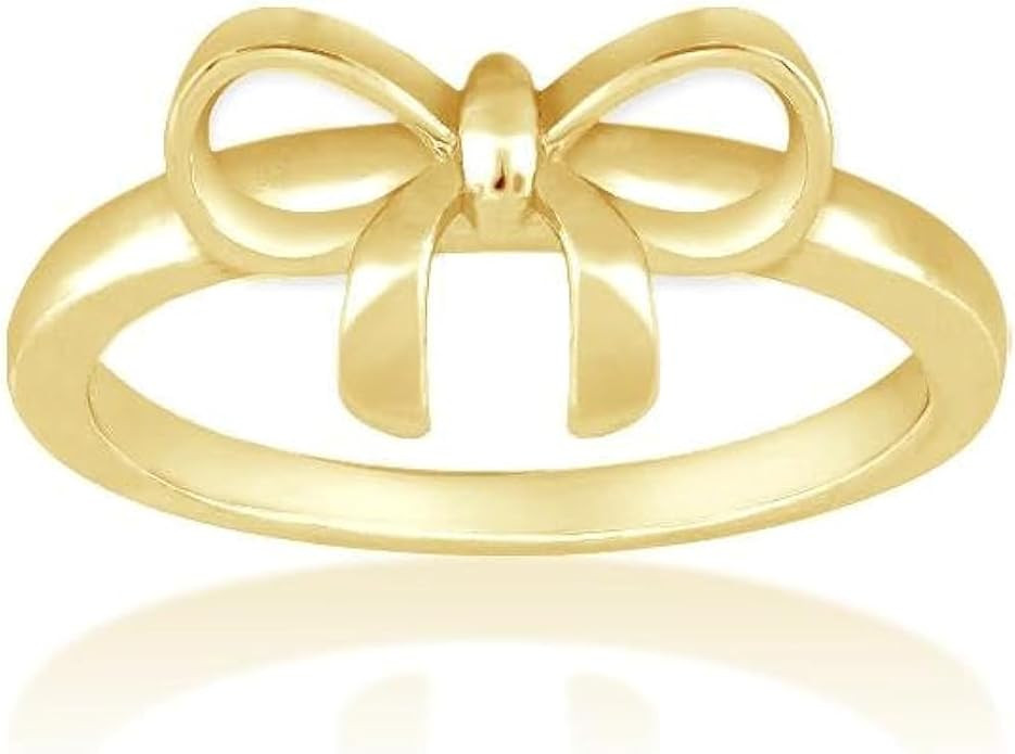 Beaux Bijoux Bow Rings Infinity Rings for Women in Sterling Silver or 14k Gold - Fine Bow Jewelry... | Amazon (US)