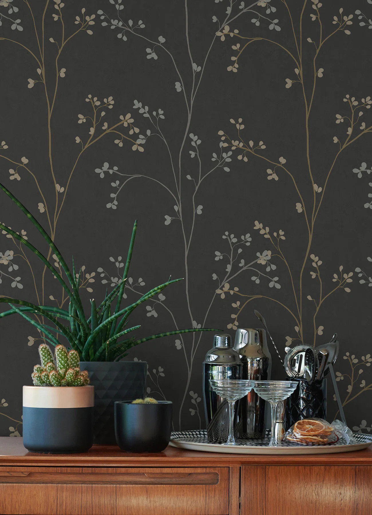 Blossom Stripe Peel and Stick Wallpaper | Wayfair North America