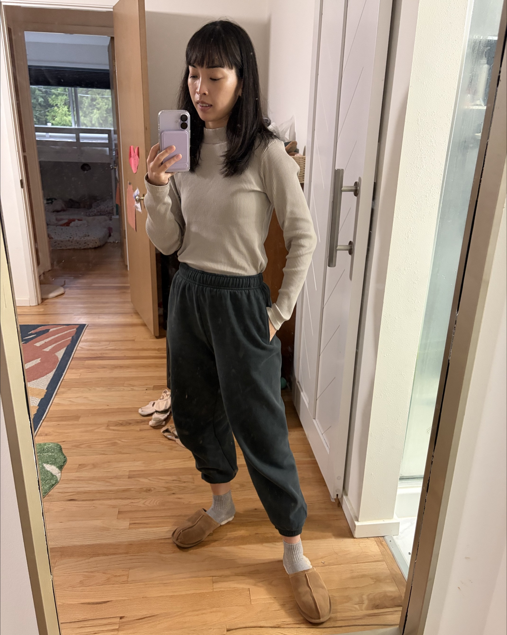 7 days of Aritzia cozy sweatfleece! The first five are all in XS short and the last two are regular length so you can compare. I’m 5’2”. Styles shown:
-mega jogger in mineral green
-mega cargo sweatpants in sage
-mega cargo jogger in heather chrome
-wide leg boyfriend in admiral 
-wide leg boyfriend in black
-wide leg boyfriend in nomad taupe
-mega jogger in vintage cordovan

#LTKootd #LTKPetite #LTKmomlife