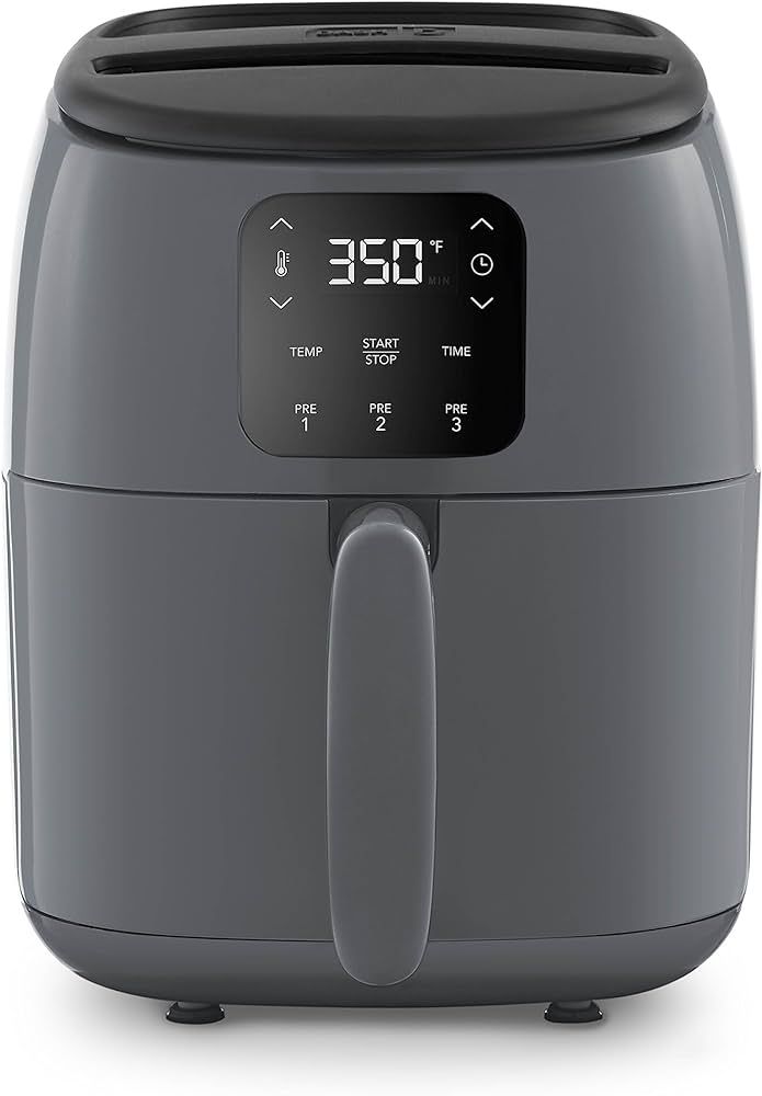 DASH Tasti-Crisp™ Electric Air Fryer Oven, 2.6 Qt., Grey – Compact Air Fryer for Healthier Fo... | Amazon (US)