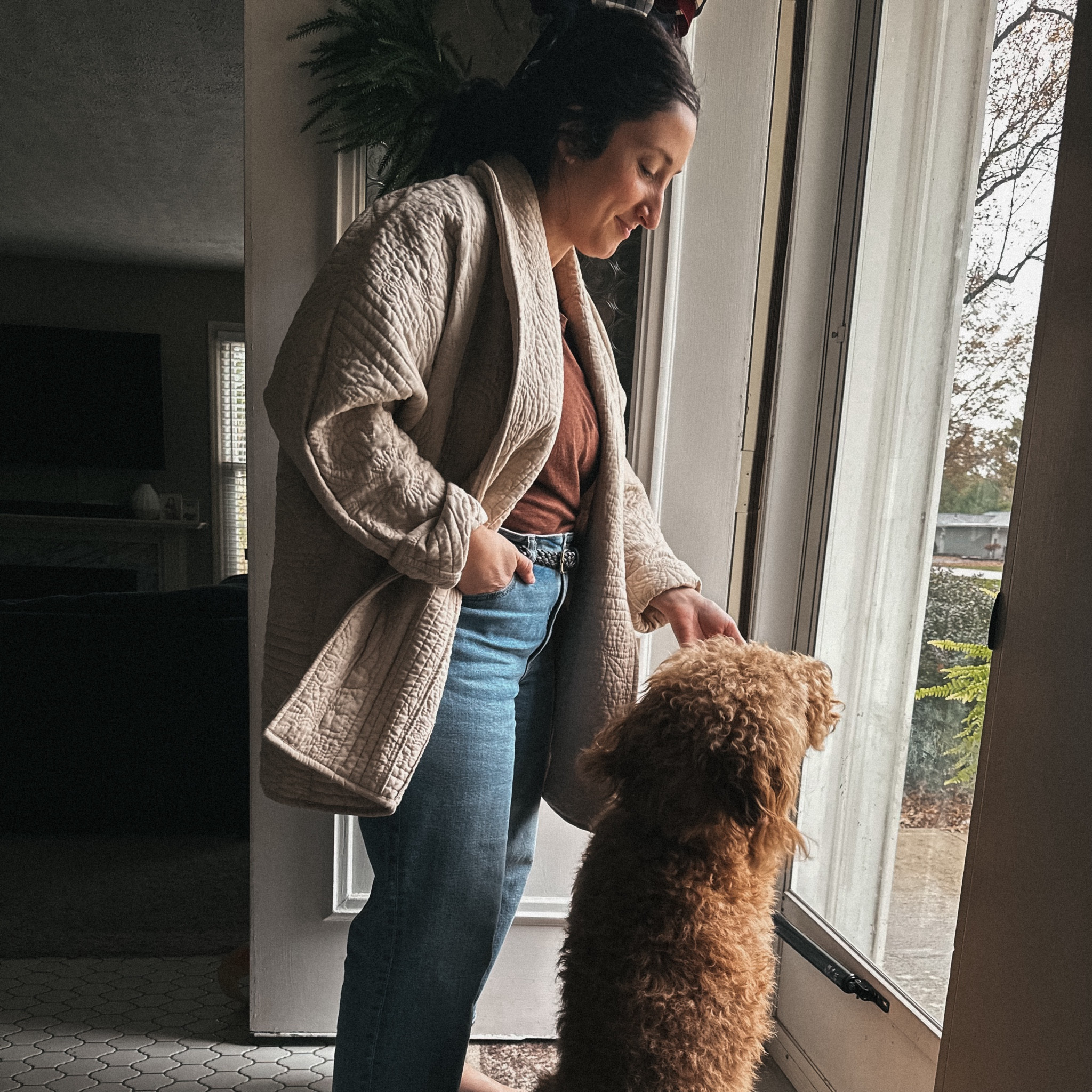 Rainy day vibes - a quilted jacket is perfect for a cozy outfit  

#LTKFindsUnder100 #LTKHoliday #LTKSeasonal