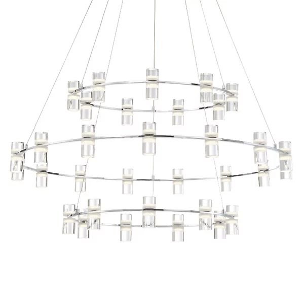 Netto 3-Tier LED Ring Chandelier by Eurofase | Lumens