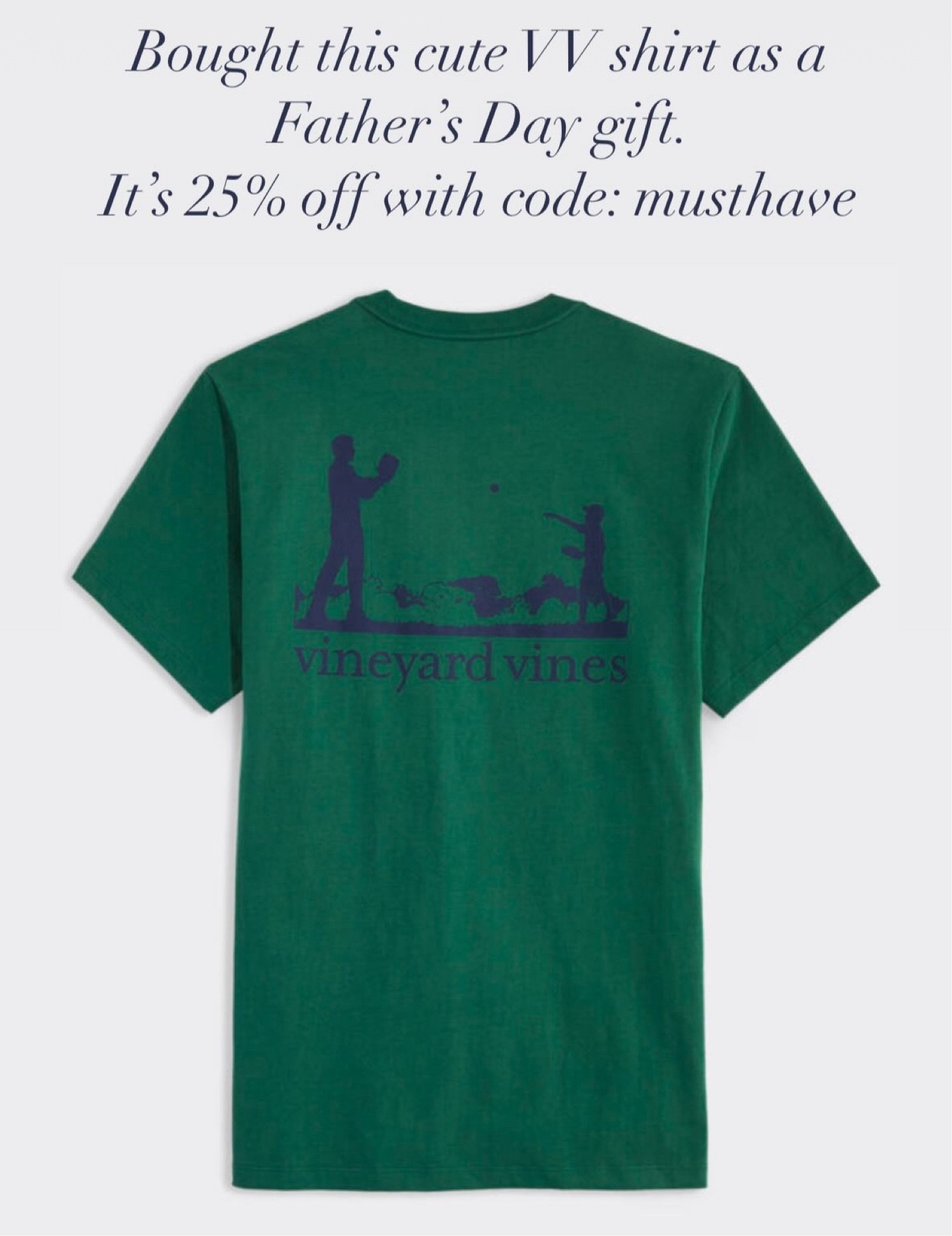 Vineyard Vines T-Shirt - Perfect for Father’s Day!
