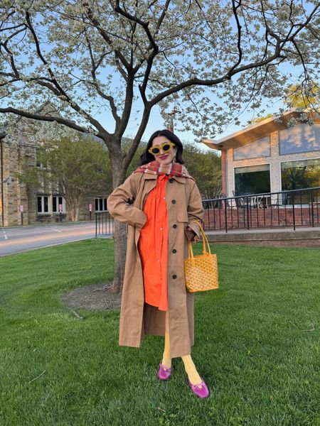 if spring were an outfit 🧡 wearing size xs in the dress #summerdress #colorfulfashion #styletip