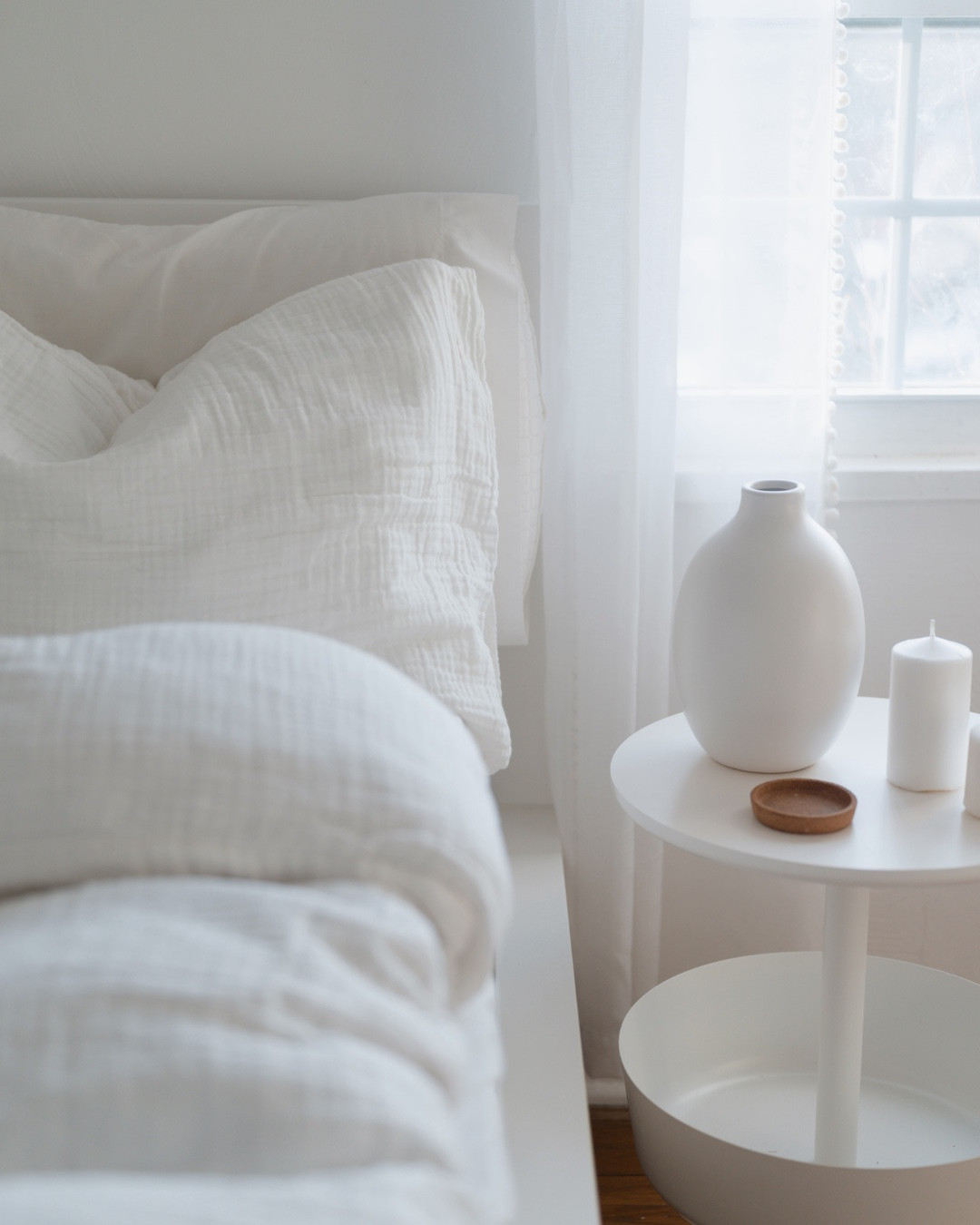 a peaceful corner of the bedroom — creating a bedroom that feels calm, not cluttered. Neutral layers, soft textures, and pieces that let the light do the work ✨ Everything is linked.

#LTKHome #LTKdayinmylife #LTKSeasonal