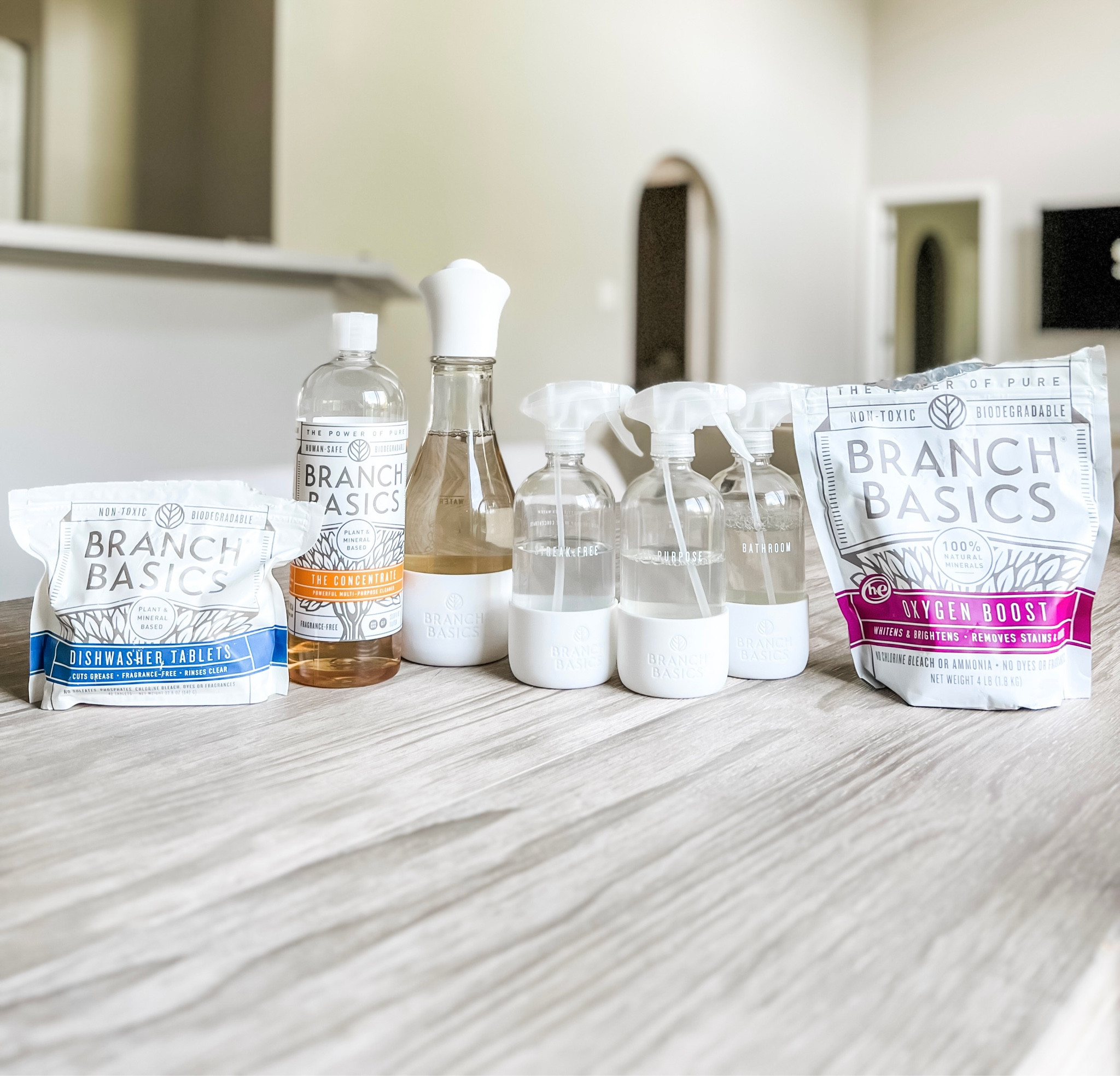 Love this non-toxic concentrate that can be used as laundry detergent, glass cleaner, bathroom cleaner, stain fighter, and even works on grease. Their oxygen boost is awesome for laundry and as a stain treatment too and love their dishwasher tablets too.

Branch Basics
Clean
Natural 
Healthy home 

#LTKhome