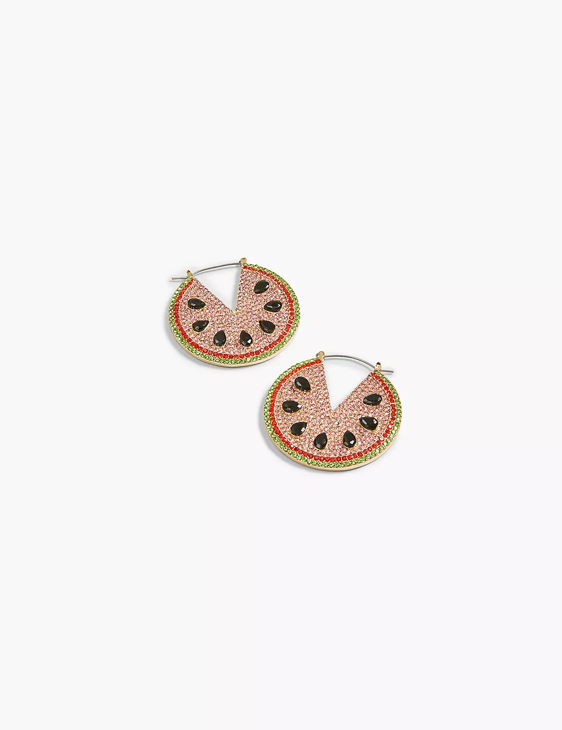 Watermelon Hoop Earrings | LaneBryant | Lane Bryant (US)