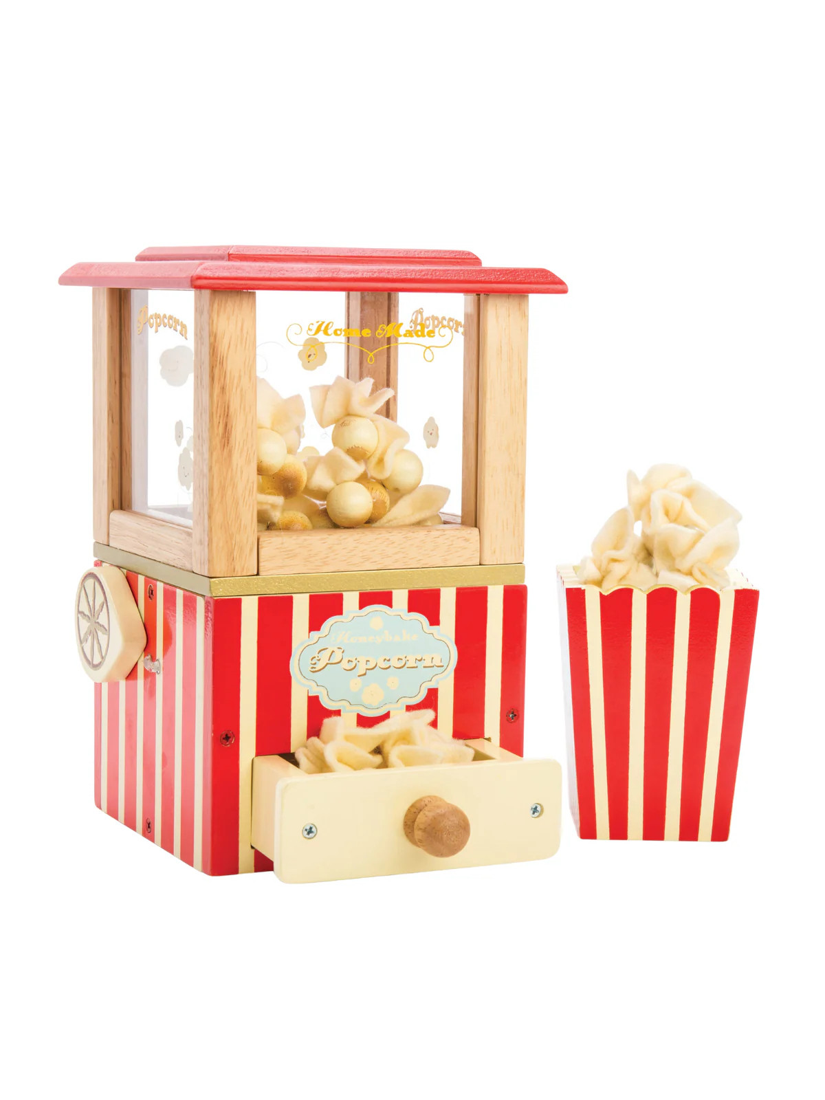 Wooden Vintage Popcorn Maker | Danrie