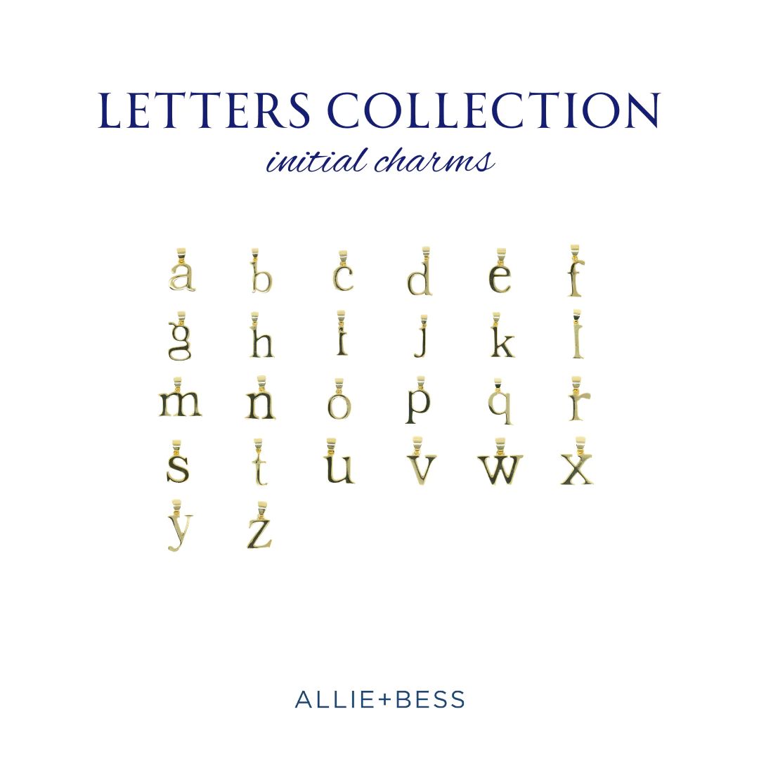 Letter Charm | Allie + Bess