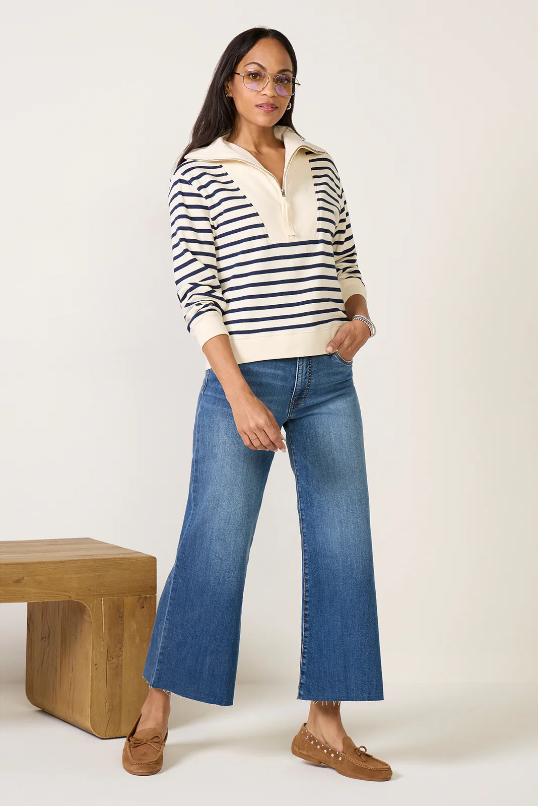 Meg High Rise Wide Leg | Evereve