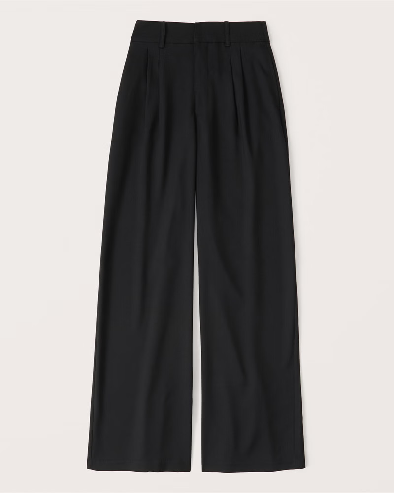 Women's Elevated Wide Leg Pants | Women's Bottoms | Abercrombie.com | Abercrombie & Fitch (US)