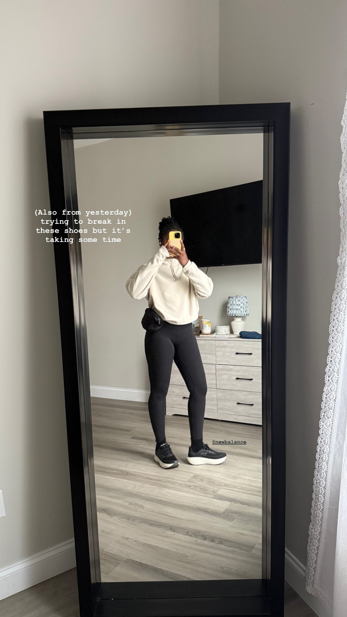 @newbalance (Also from yesterday) trying to break in these shoes but it’s taking some time