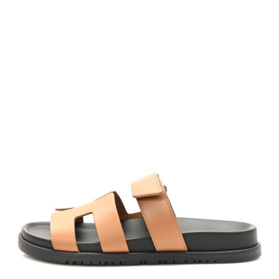 Calfskin Womens Chypre Sandals 38 Naturel | FASHIONPHILE (US)