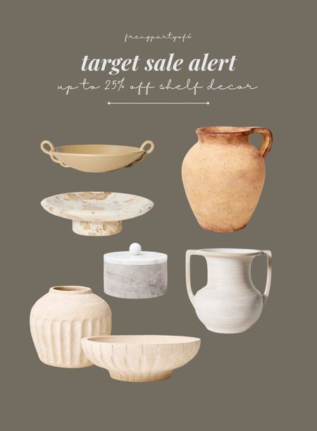 Target sale! Save up to 25% off shelf decor from Studio McGee. 

#LTKsalealert #LTKfindsunder50 #LTKhome
