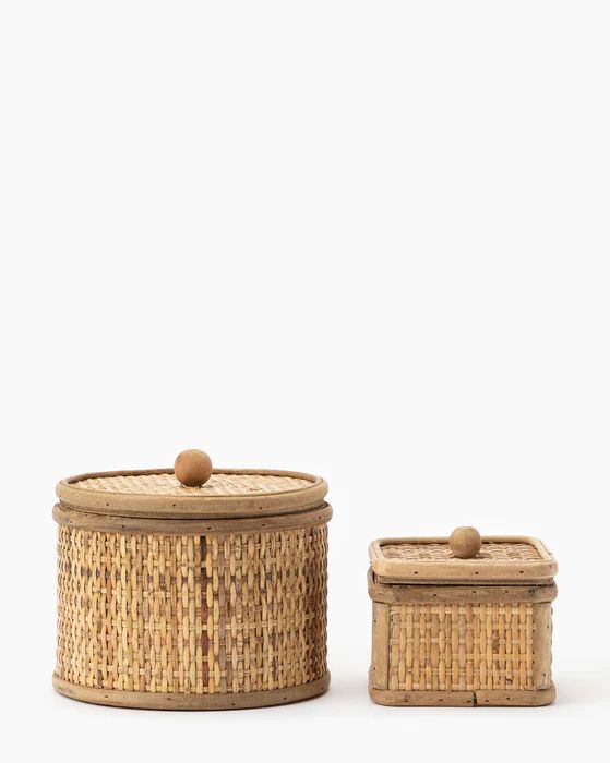 Woven Cane Tuscan Box | McGee & Co.