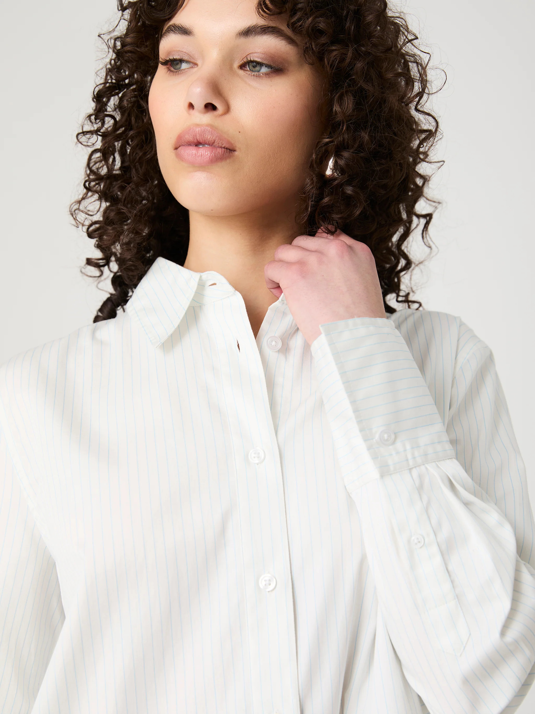 Pinstripe Poplin Button Down | French Connection (US)