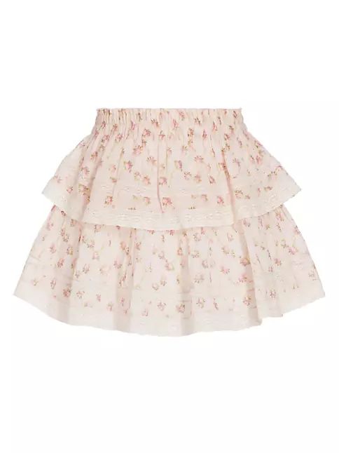 Ruffle Tiered Miniskirt | Saks Fifth Avenue