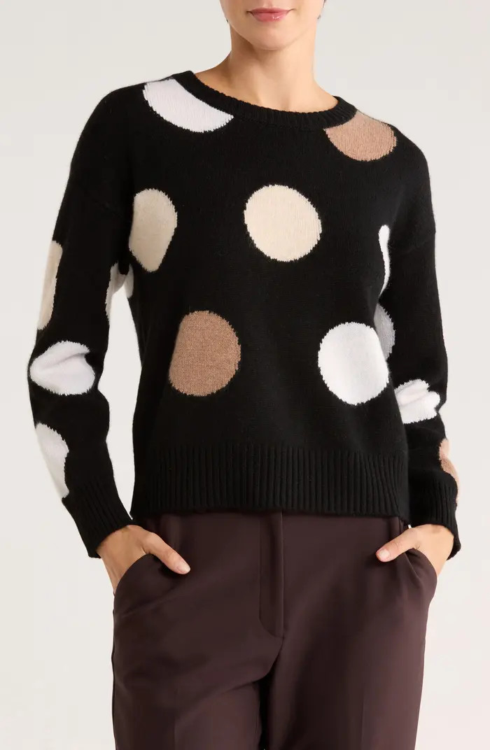 Magaschoni Polka Dot Cashmere Sweater | Nordstromrack | Nordstrom Rack