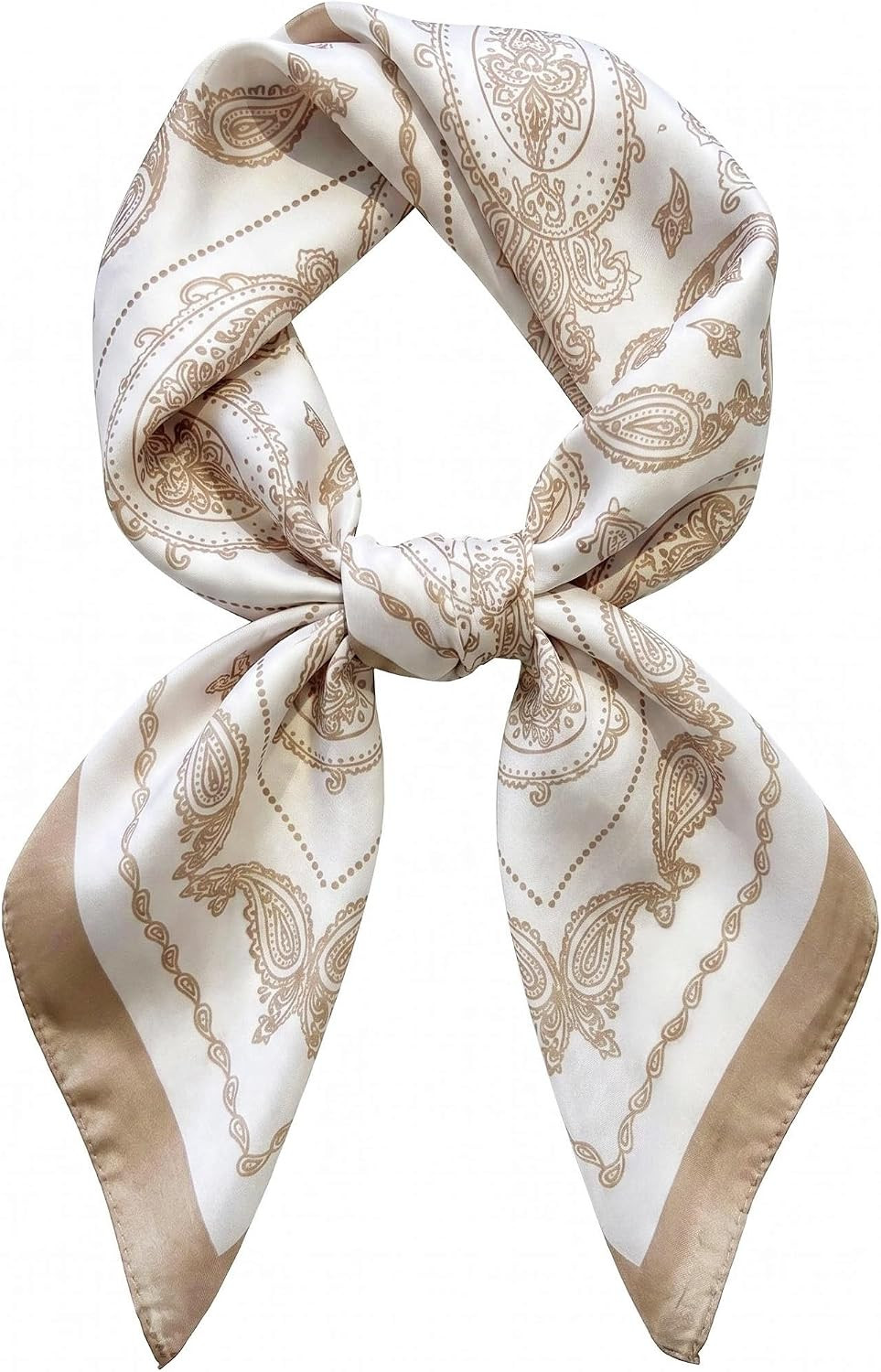 Head Hair Scarf for Women Neck Scarf Like Satin Silk Hair Bandana Square Scarves Fashion Accessories 27.5" | Amazon (US)
