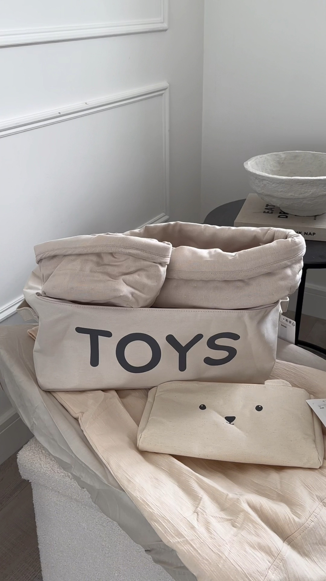 Baby’s room, sleep bag, toy storage, bedroom organisers, kid room, H&M

#LTKbaby #LTKhome #LTKkids