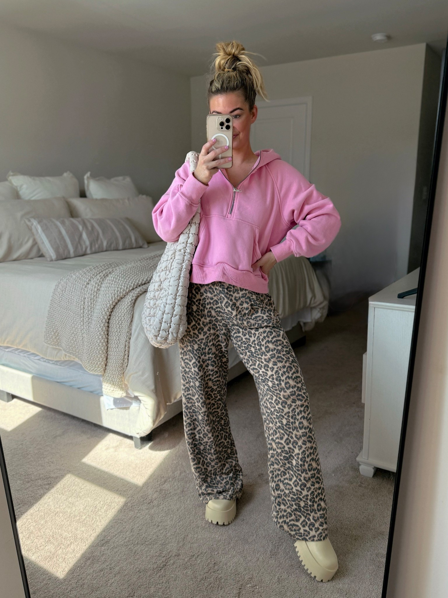 My fav leopard pants!!! Wearing size small

#LTKStyleTip #LTKU #LTKSaleAlert