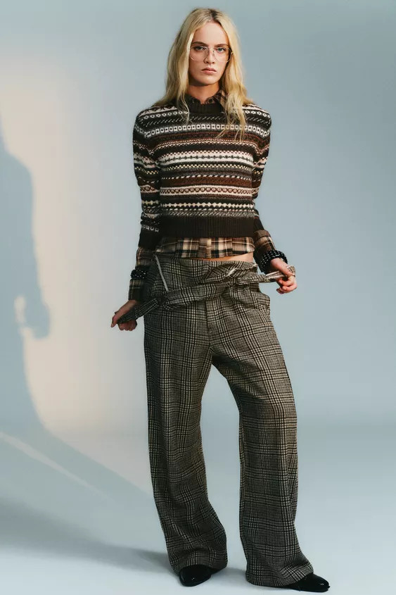 JACQUARD KNIT JUMPER | Zara Canada