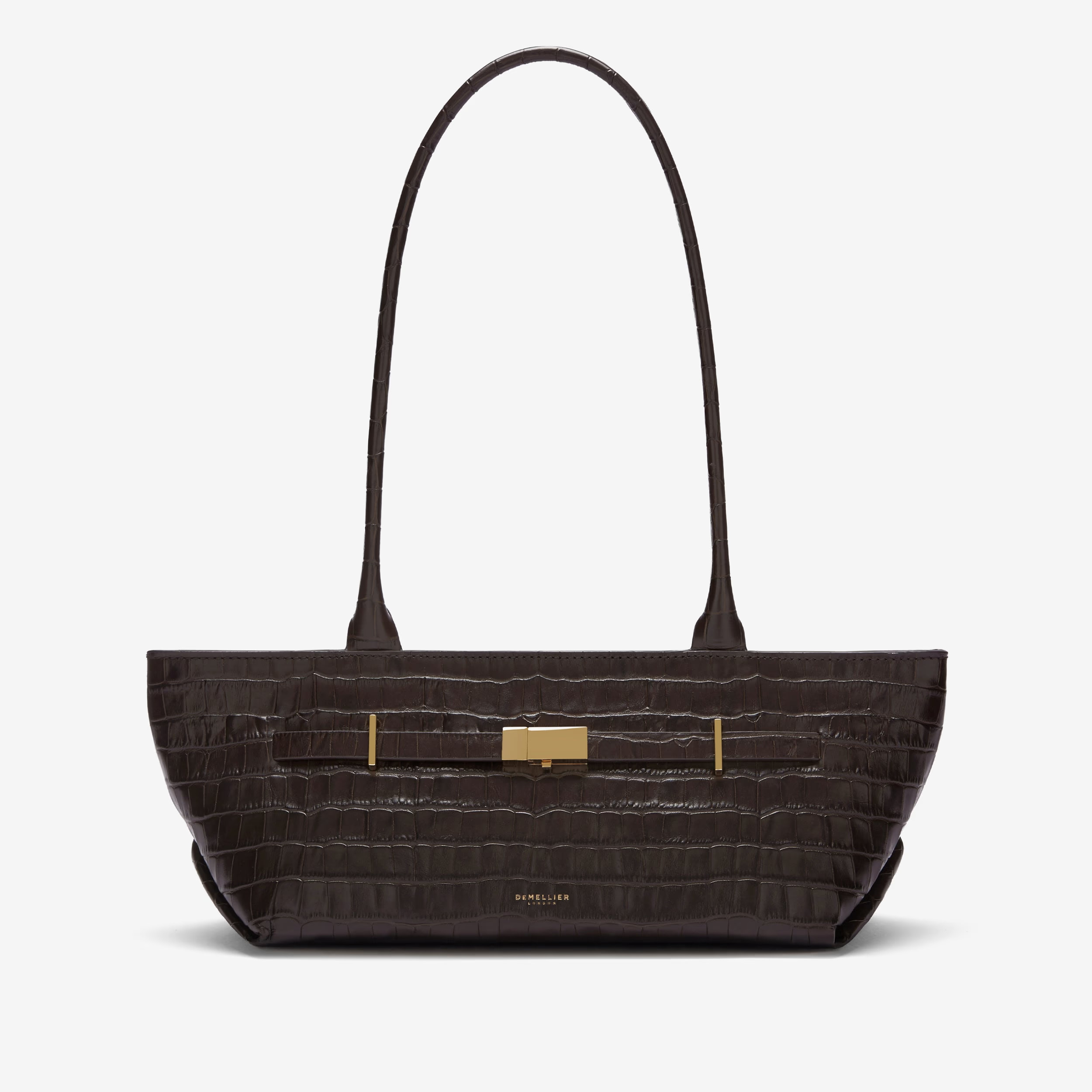 Alison Toby x The New York Shoulder | Cocoa Croc-Effect | DeMellier | DeMellier