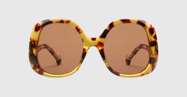 Gucci Oval-frame sunglasses | Gucci (US)