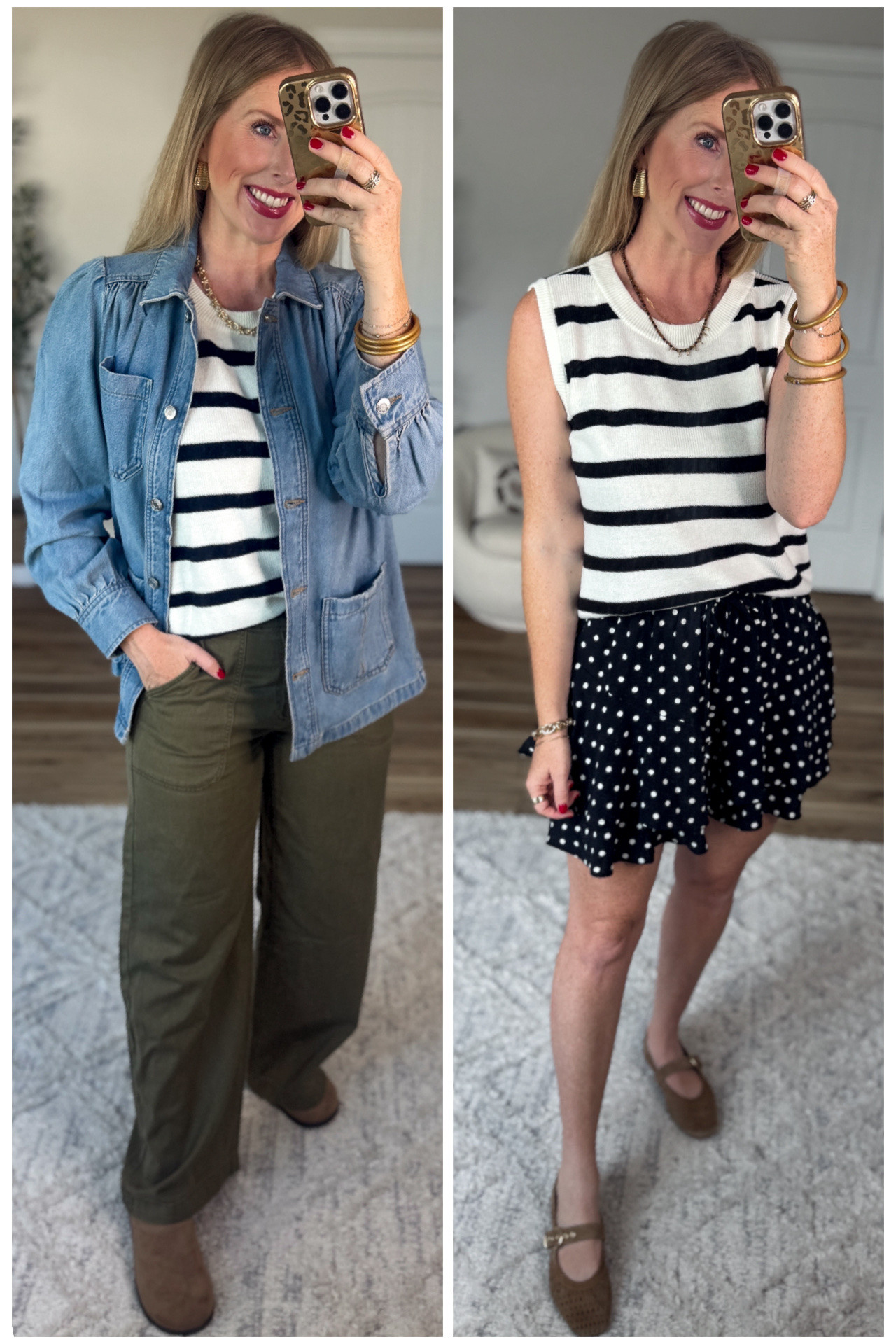 2 ways I’ve worn this striped sweater from Walmart!

#LTKootd