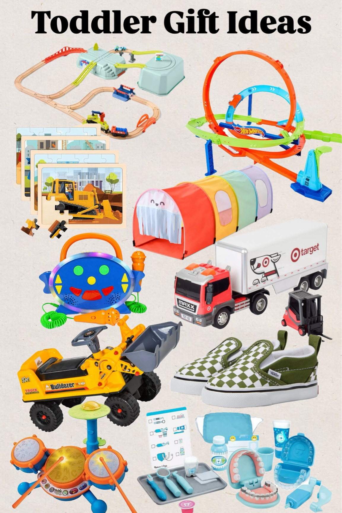 Toddler gift ideas
Toddler boy gifts
Hot wheels
Christmas gifts
Stocking stuffers
Bulldozers
Vans
Karaoke machine
Puzzles
Train set
Dentist toy 


#LTKGiftGuide #LTKKids #LTKFindsUnder50
