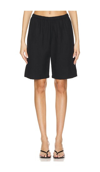 Twill Everywhere Short in Black | Revolve Clothing (Global)