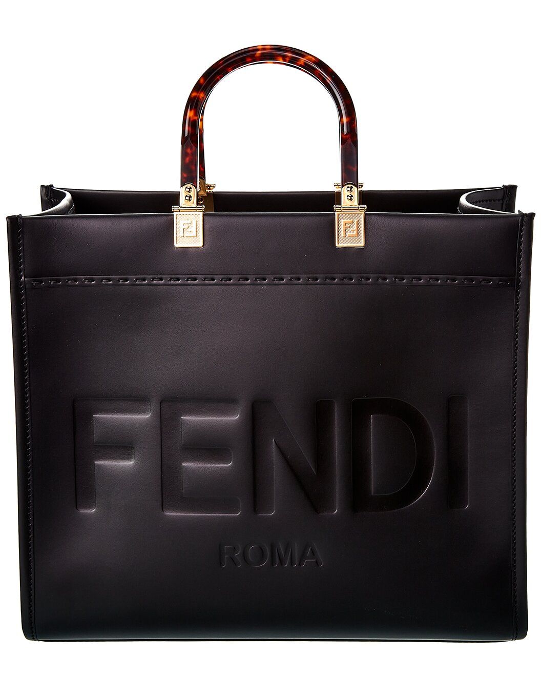 Sunshine Medium Leather Tote | Gilt & Gilt City