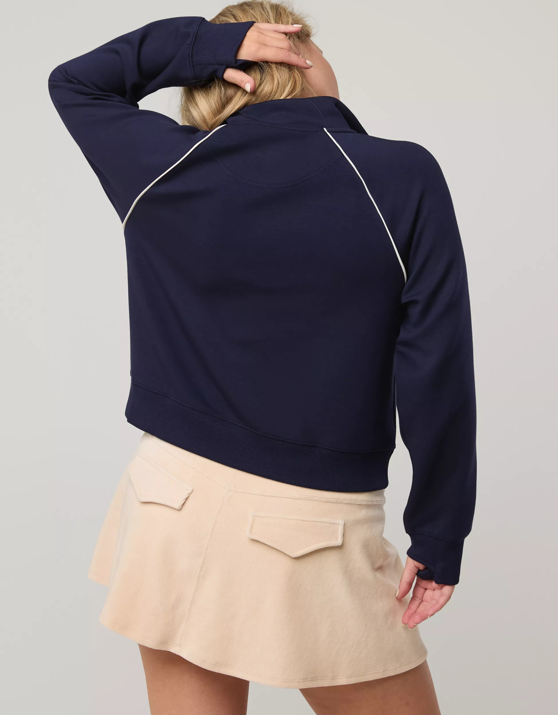 OFFLINE By Aerie ChillUp Quarter Zip Sweatshirt | Aerie