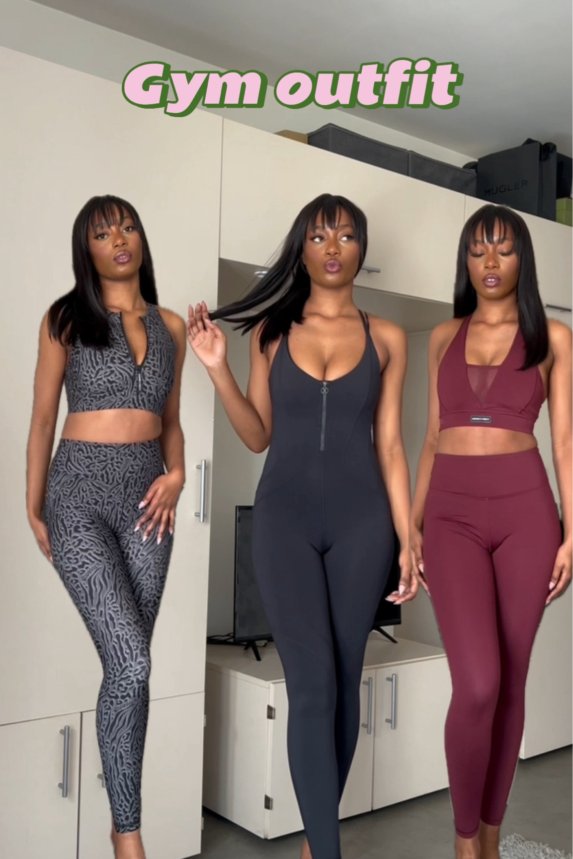 Gym outfit inspo jumpsuit combinaison ensemble leggings imprimé push up leggings

#LTKeurope #LTKstyletip #LTKSeasonal