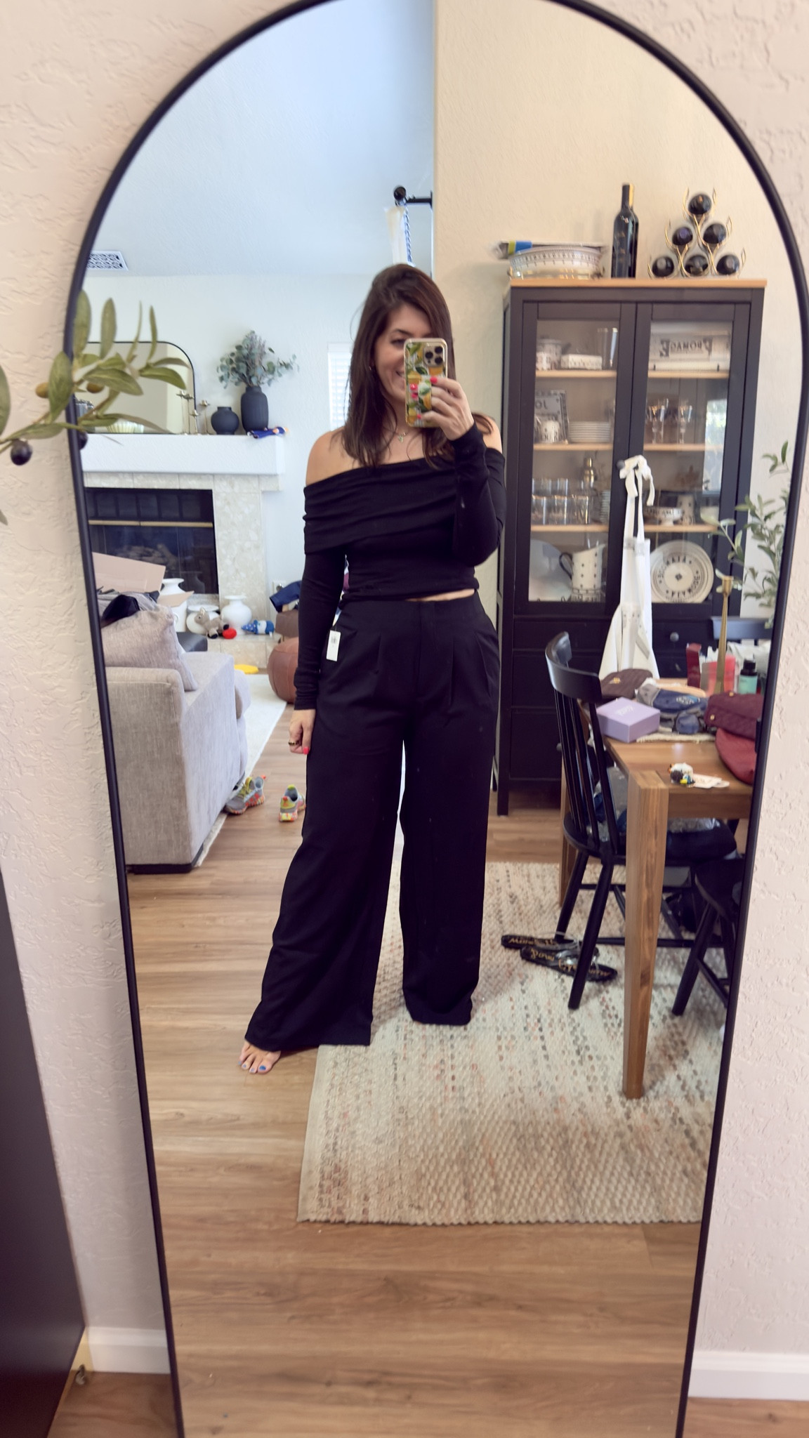 Old navy order
In a medium tall off the shoulder top- it’s a thinner knit
In a medium tall satin wide leg pant


#LTKStyleTip #LTKFindsUnder50 #LTKMidsize